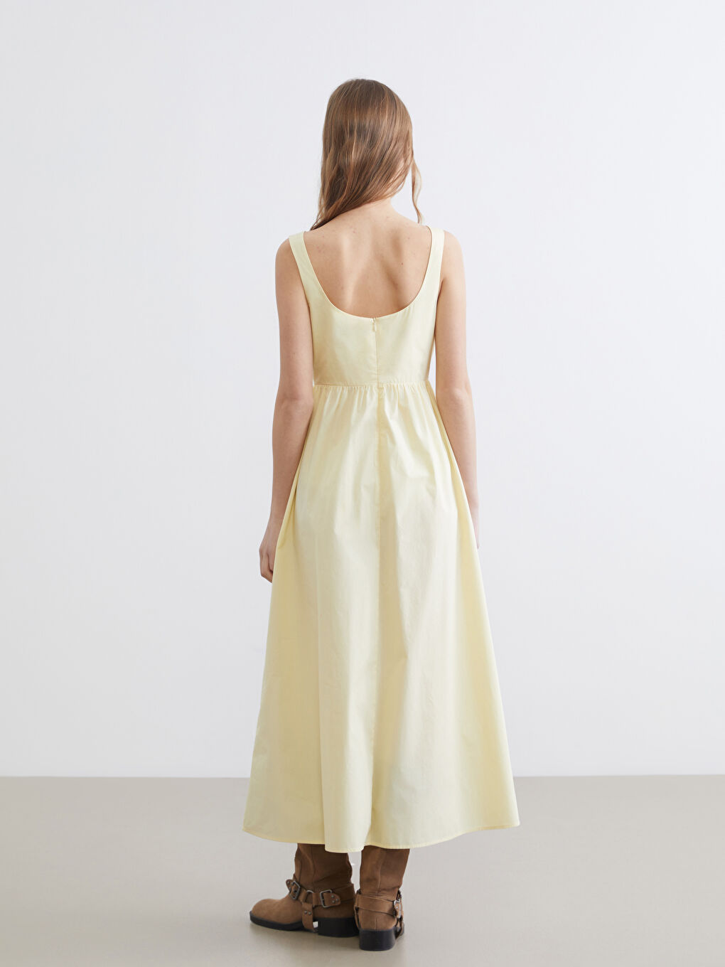 Woman YELLOW Dress-3