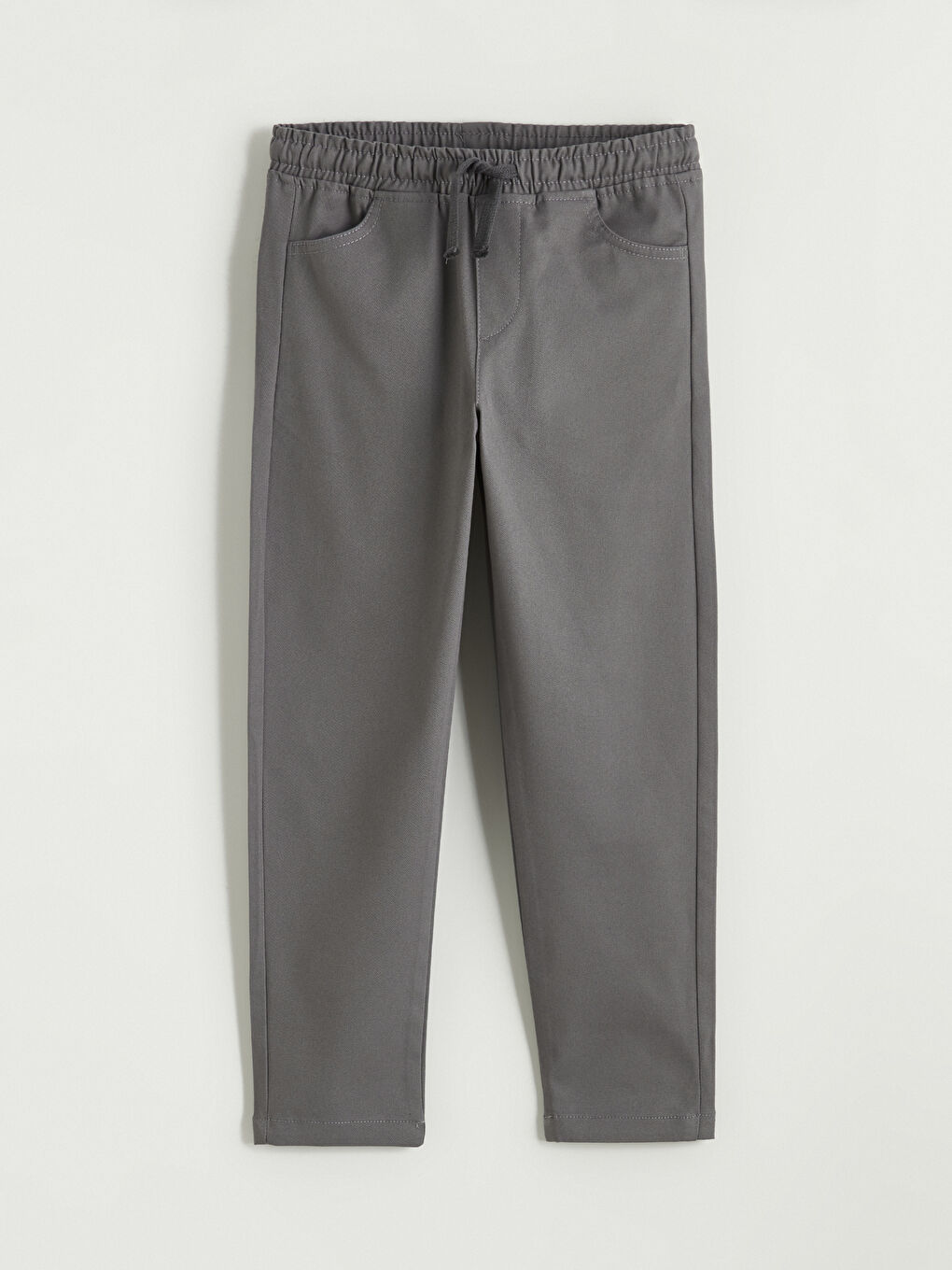 Gri Slim Fit Erkek Çocuk Pantolon