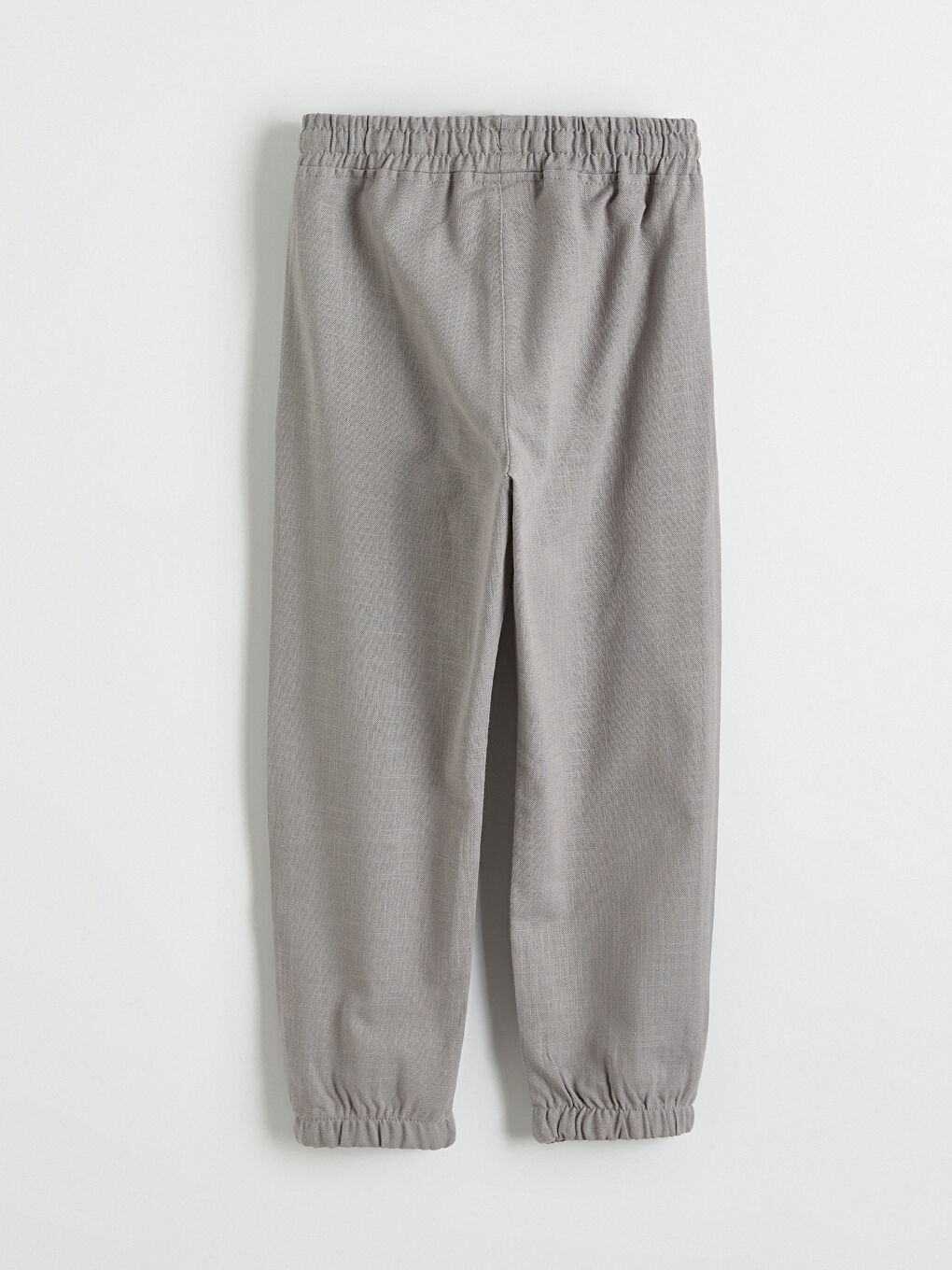 Gri Beli Lastikli Erkek Çocuk Jogger Pantolon-2