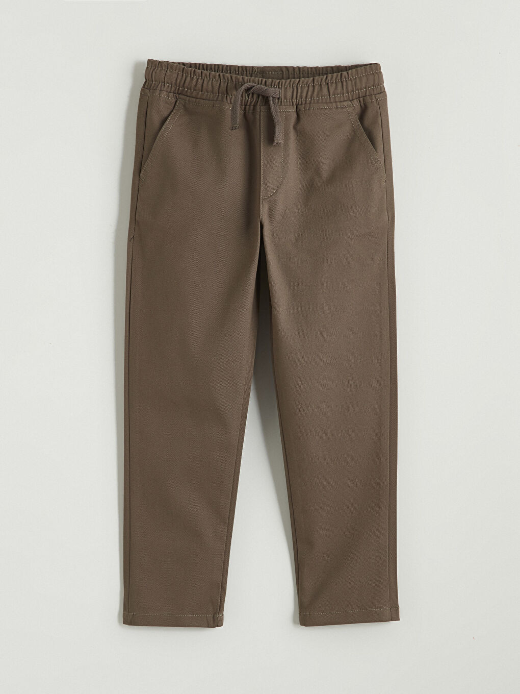 Yeşil Beli Lastikli Erkek Çocuk Pantolon