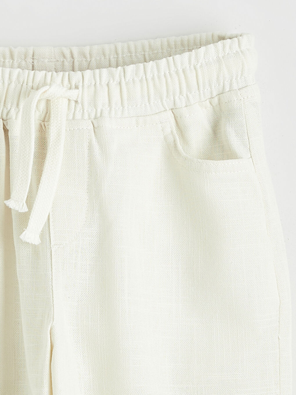 Ekru Slim Fit Erkek Çocuk Pantolon-1