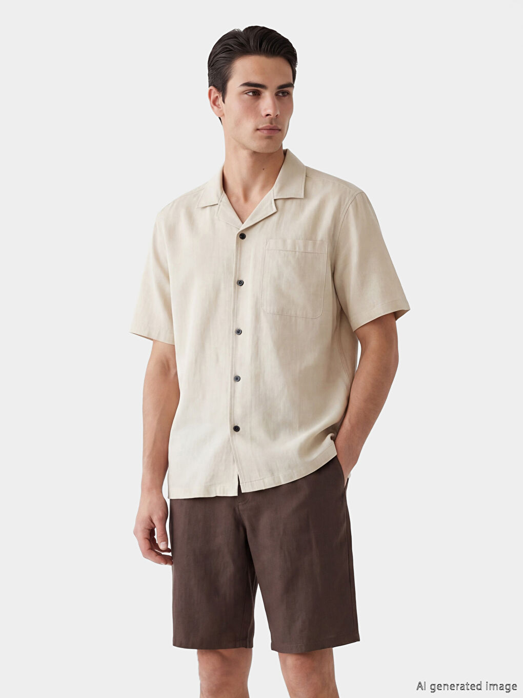 რეგულარული მორგების მამაკაცის პერანგი