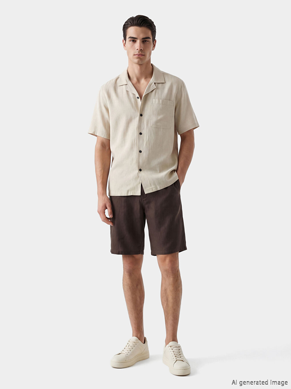 რეგულარული მორგების მამაკაცის პერანგი-1