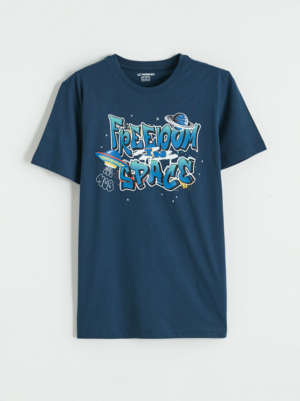 طقم بيجامة أولادي مطبوع بأكمام قصيرة-1