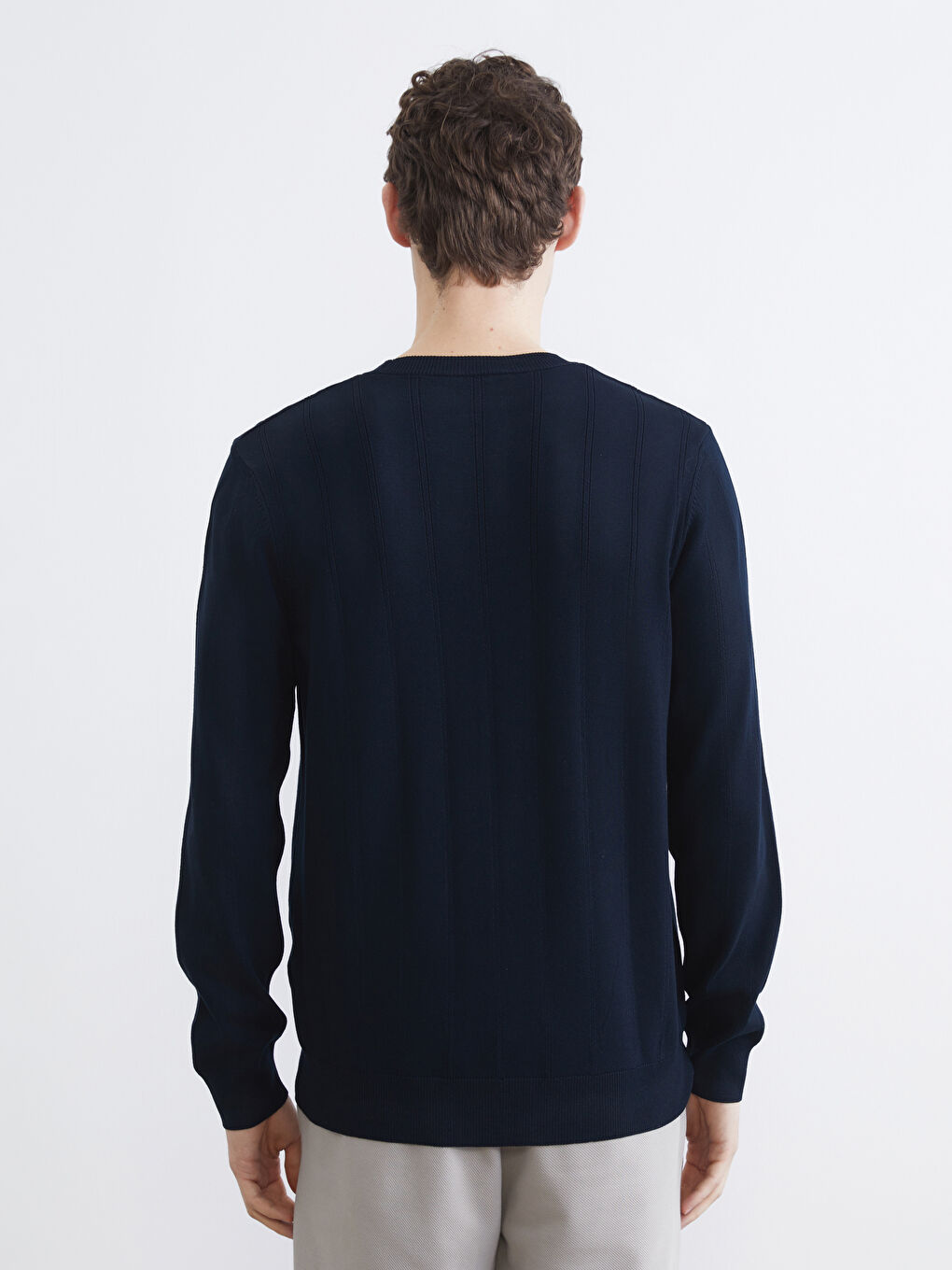 Muškarac TAMNO PLAVA Džemper -3