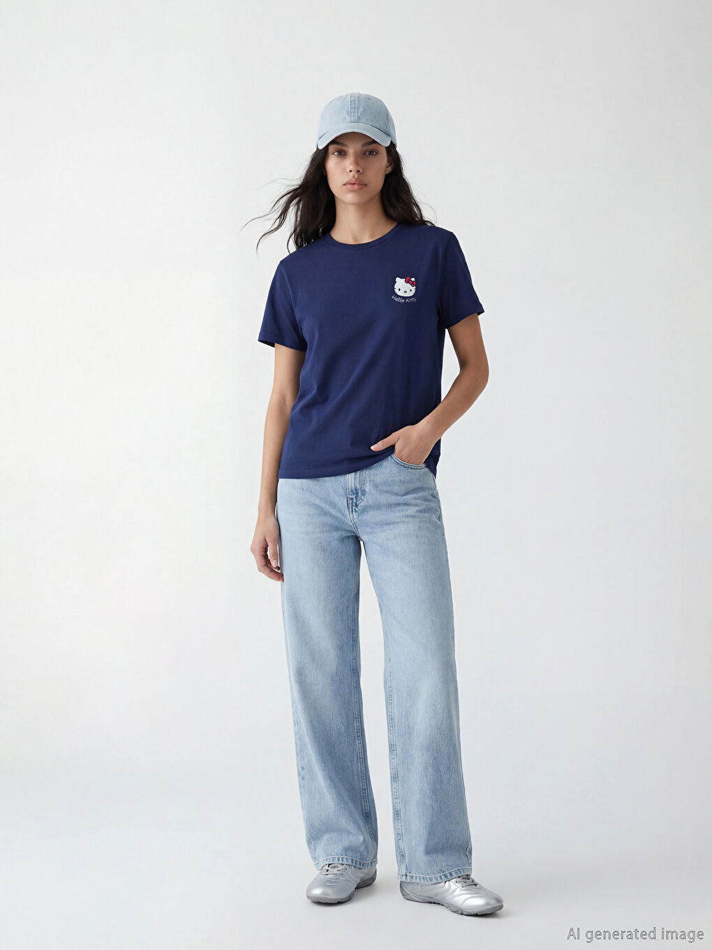 Hello Kitty štampana ženska majica-1