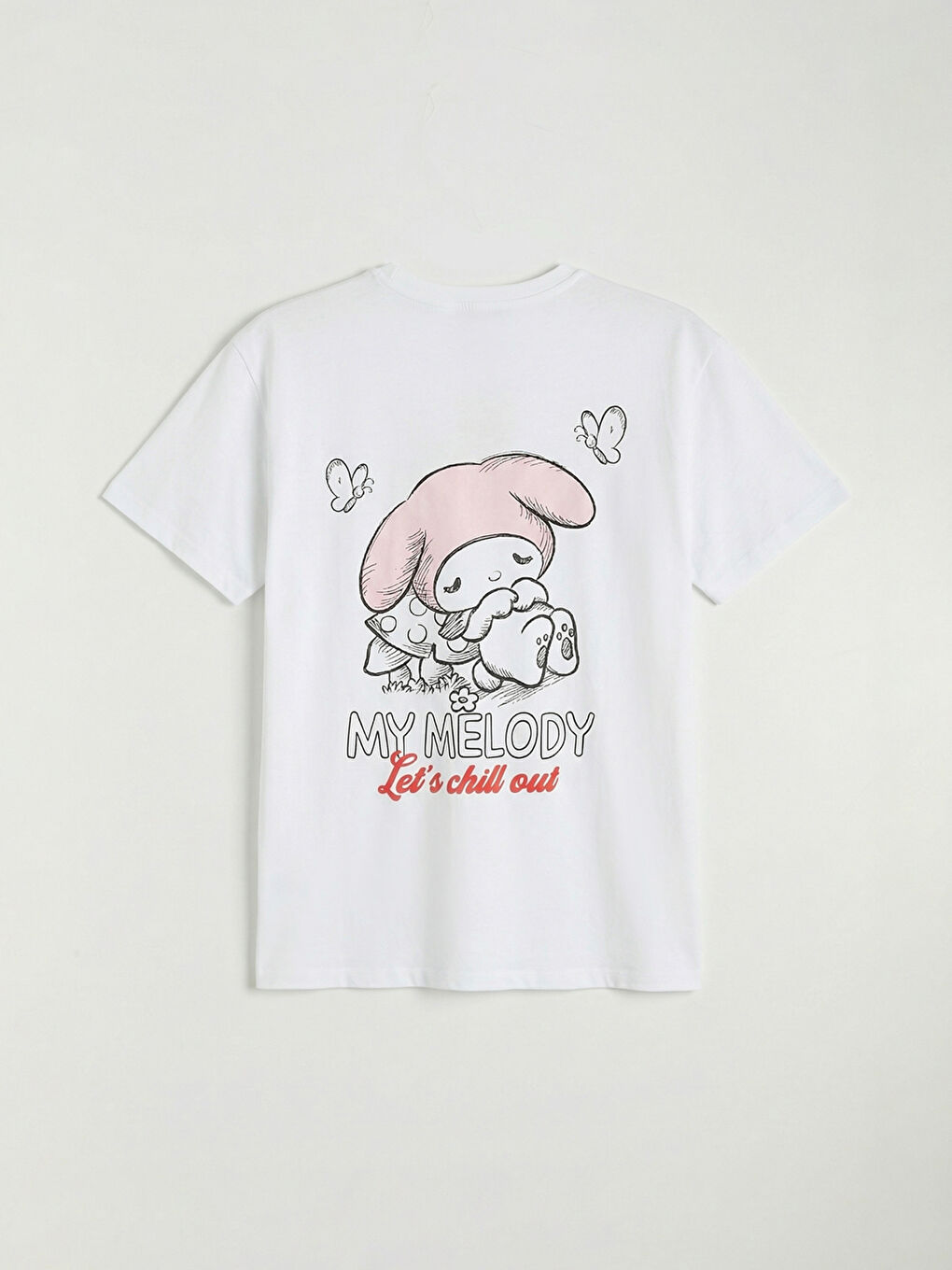 Majica sa okruglim izrezom My Melody štampana za žene-5