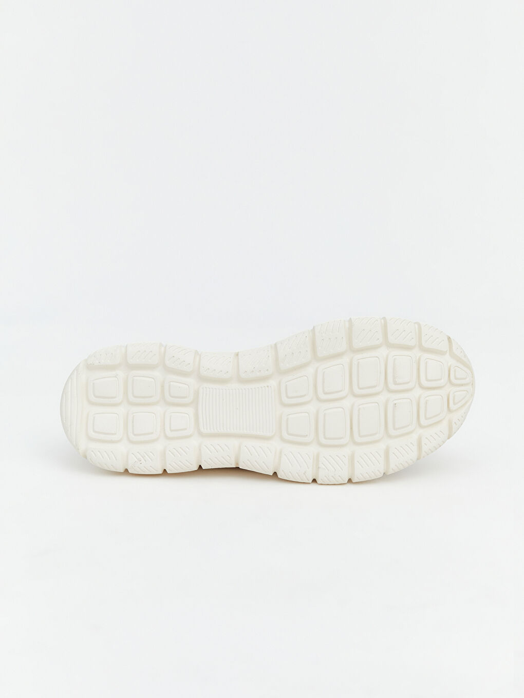 Bej Bağcıklı Fileli Kadın Spor Ayakkabı-3