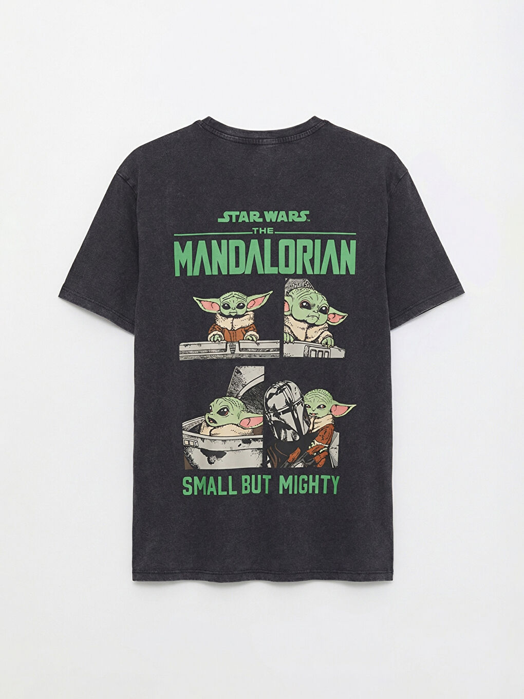 Тениска с обло деколте „Мандалорецът“ с щампа за жени-5