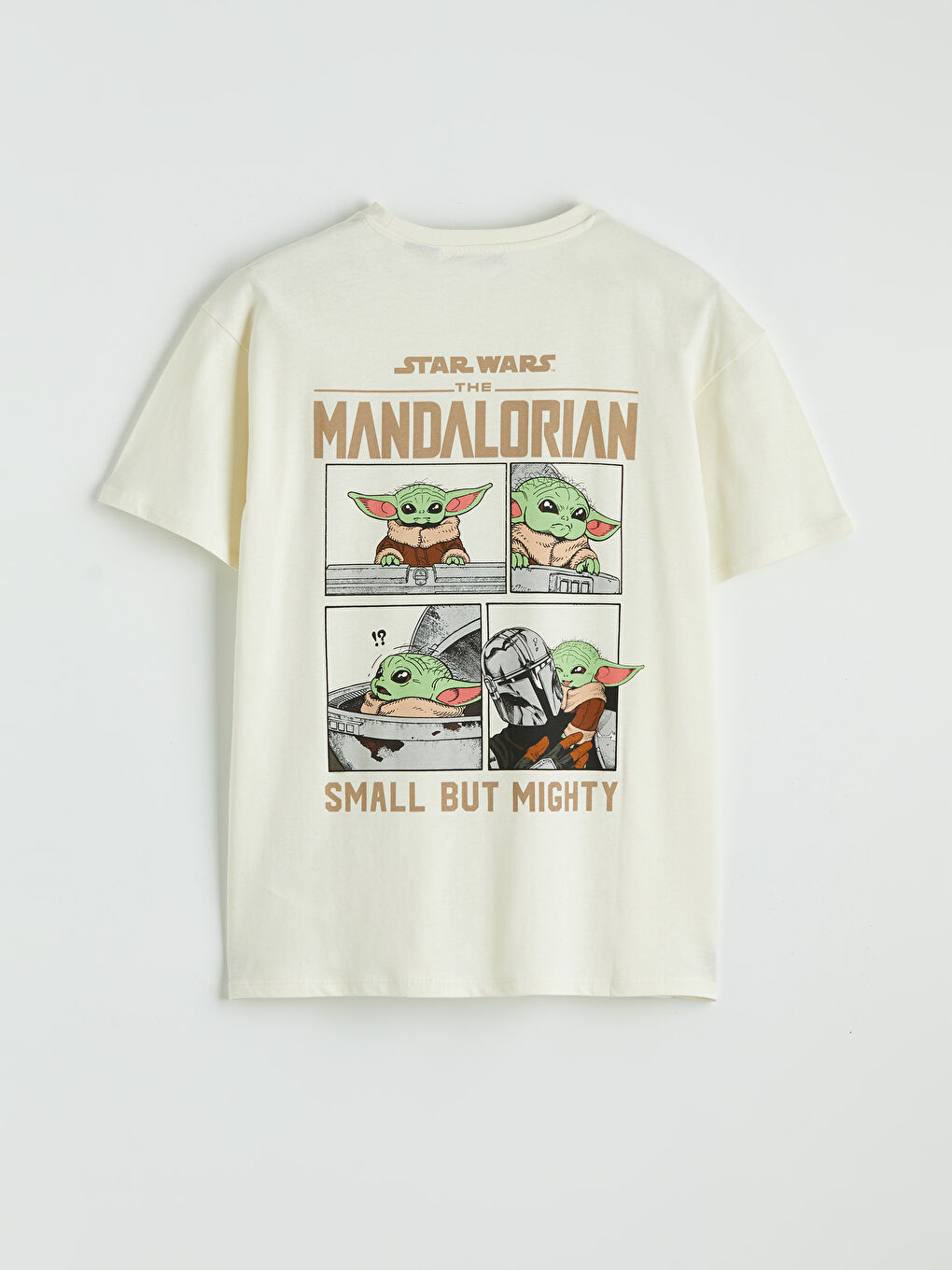 Ženska majica sa okruglim izrezom The Mandalorian sa štampom-4