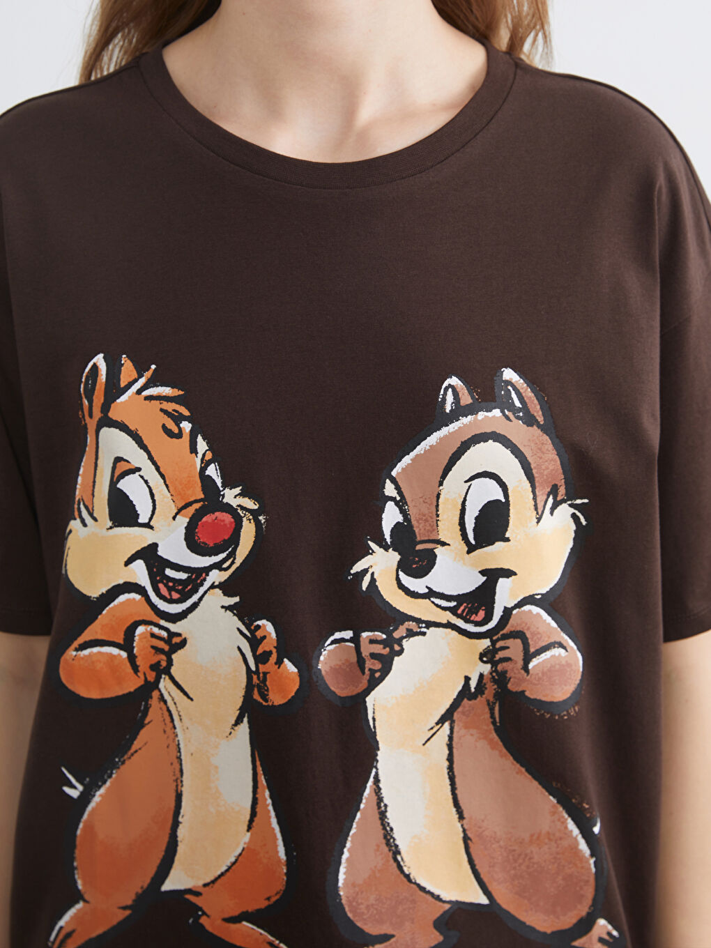 Ženska majica sa štampom Chip and Dale-2
