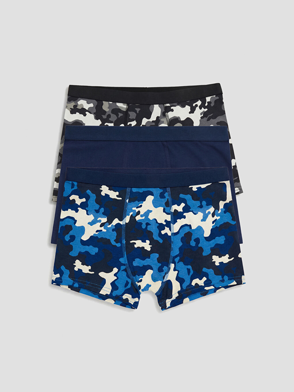 Boy Grey Boxer Briefs-1