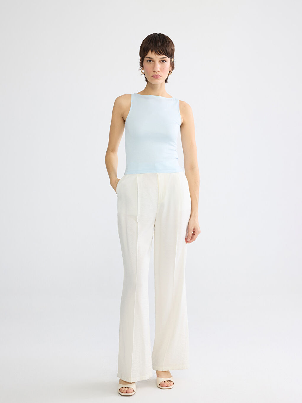 Slash Neck Women's Tank Top-1