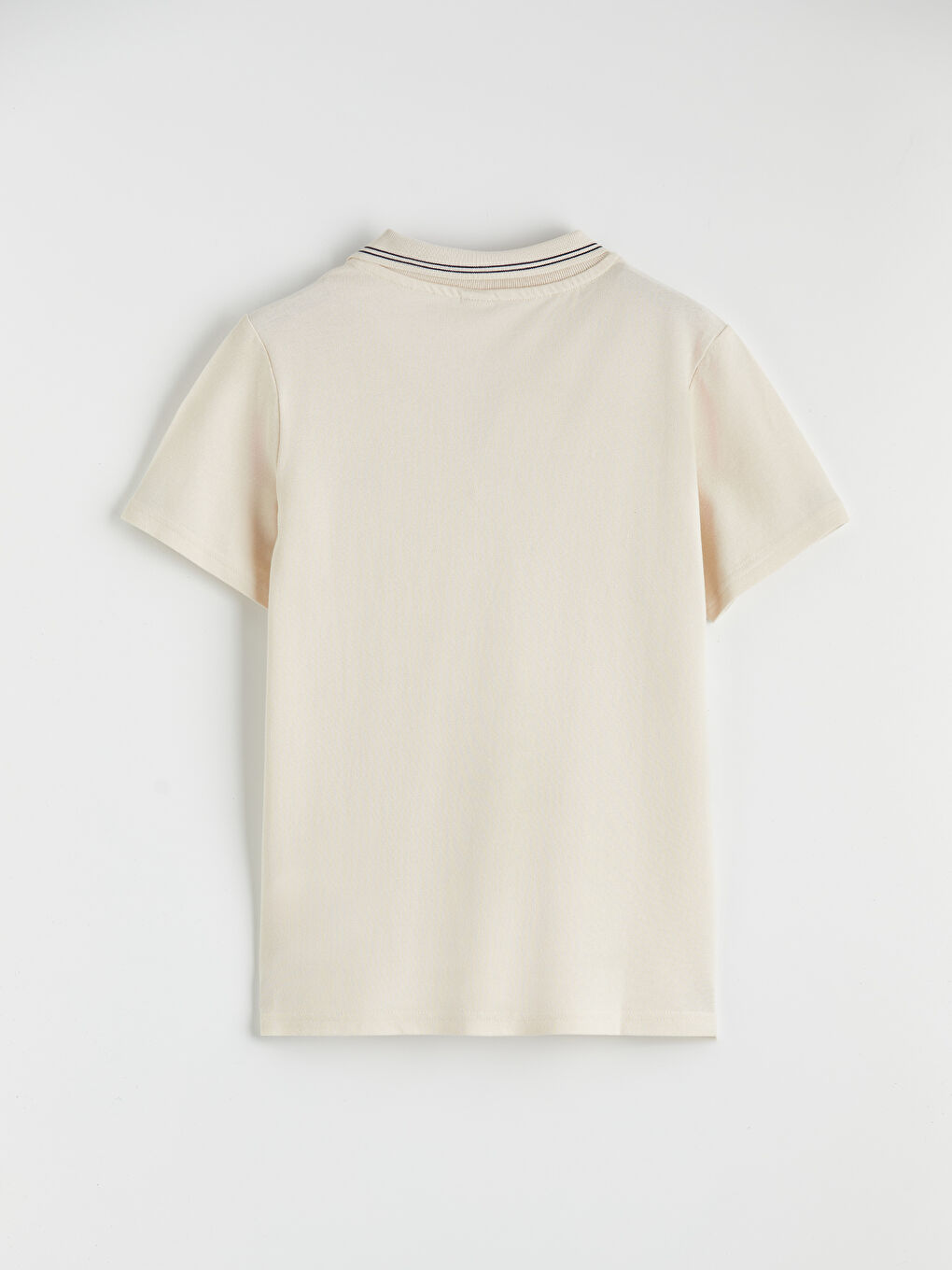 Bej Nakışlı Polo Yaka Erkek Çocuk Takım-3