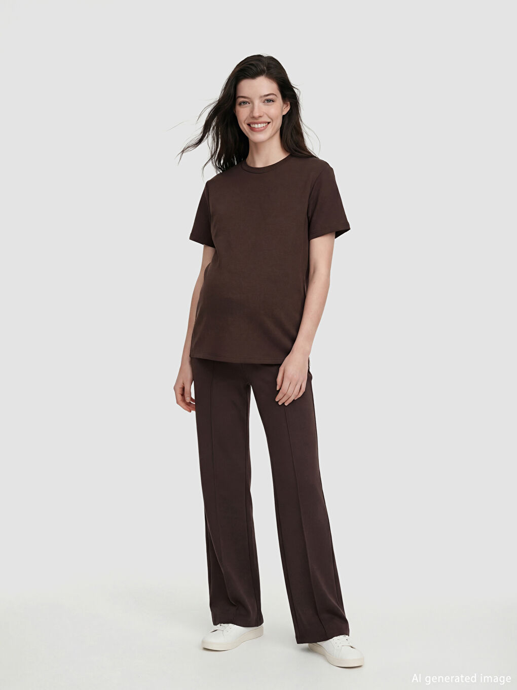 Women's Wide Leg Sweatpants with Tummy Control Panel