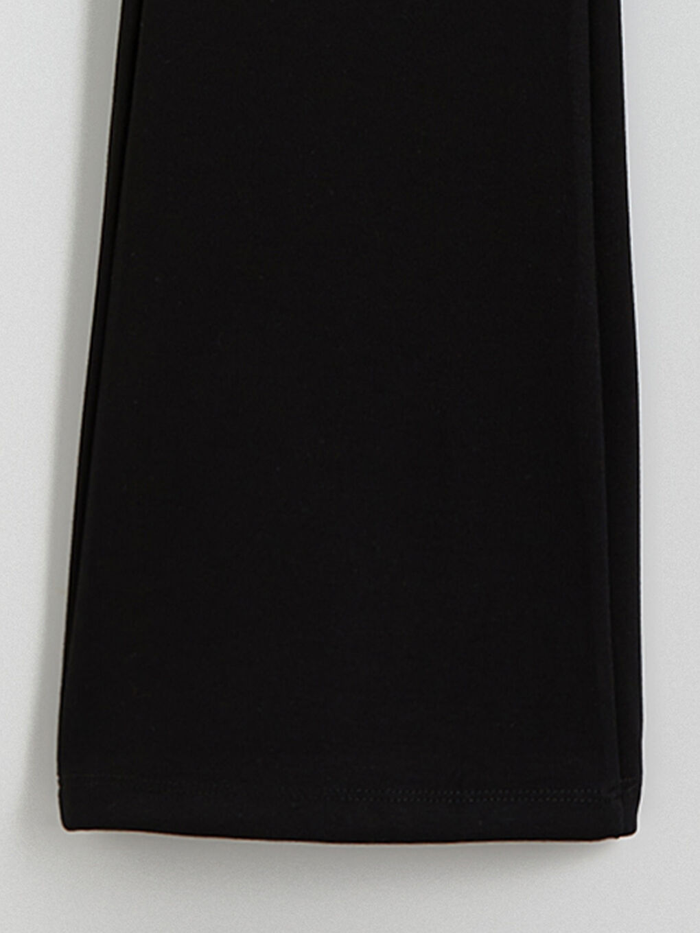 Siyah Karın Panelli İspanyol Paça Hamile Tayt-1