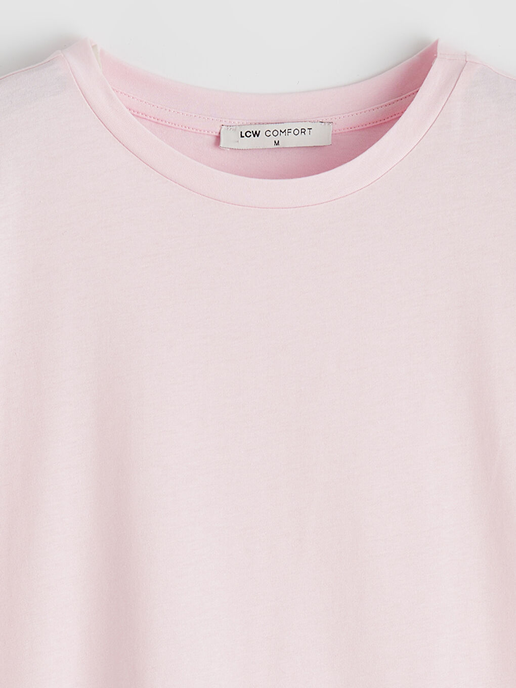 Pembe Bisiklet Yaka Ajurlu Bluz-4