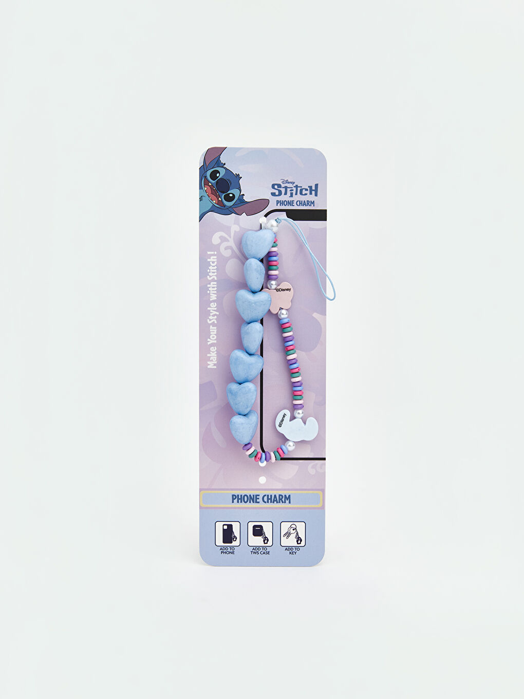 Karışık Stitch Figürlü Çanta Charmı