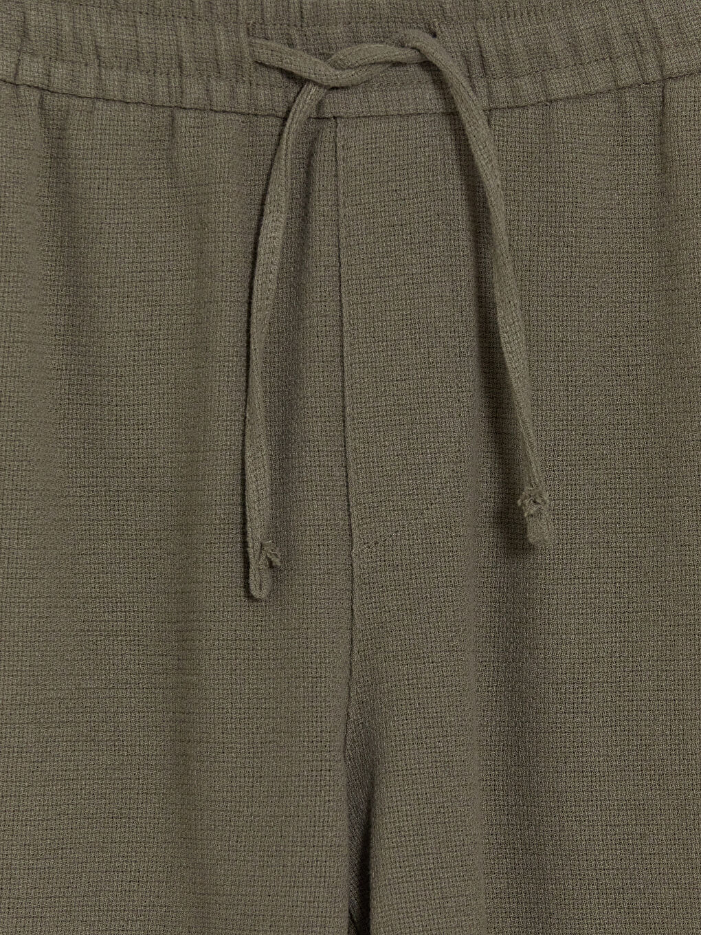 Haki Standart Kalıp Erkek Şort-2