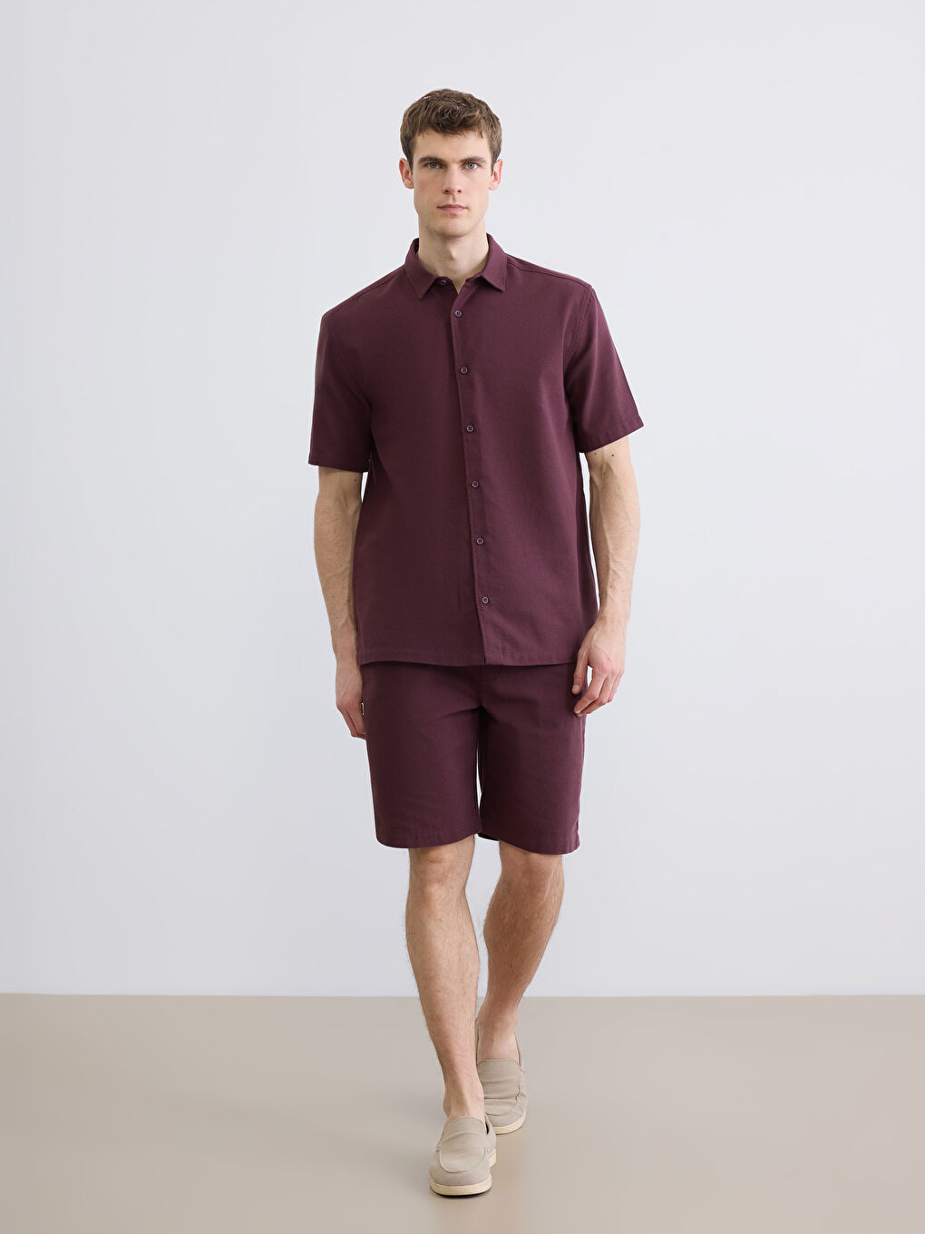 Mürdüm Regular Fit Erkek Şort