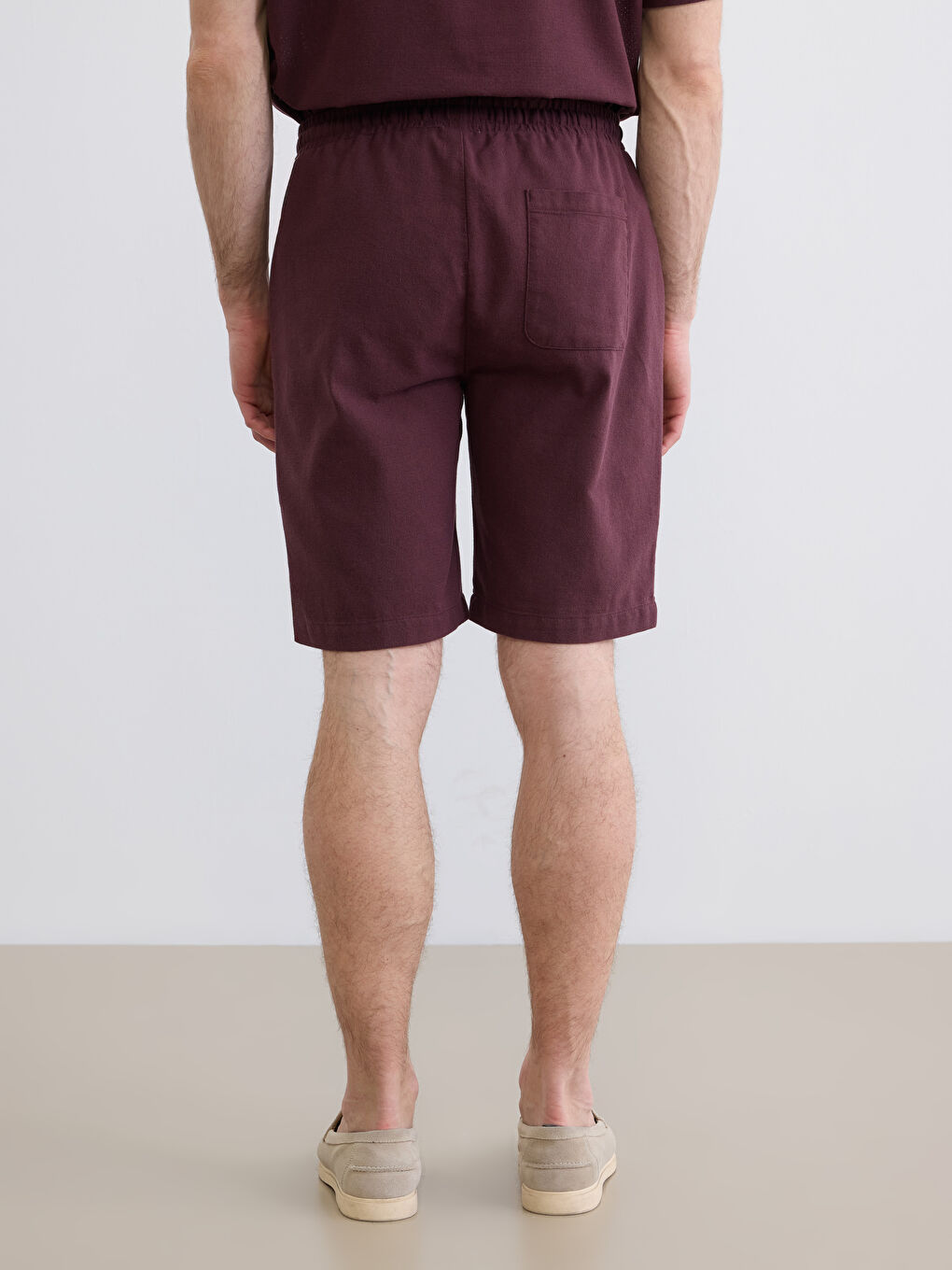 Mürdüm Regular Fit Erkek Şort-3