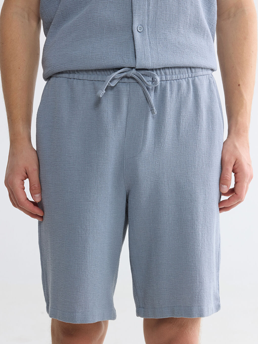 İndigo Regular Fit Erkek Şort-2