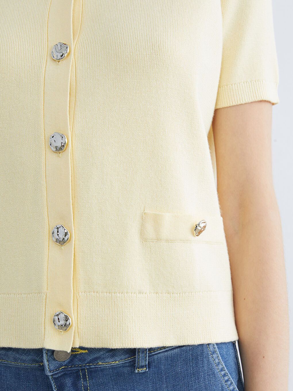 Әйелдер сары Кардиган-2