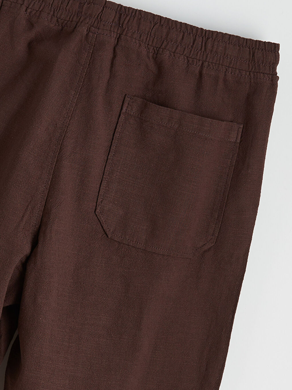 Comfortable Fit Men's Linen Look Men's Trousers-5