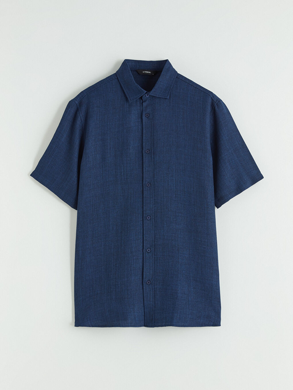 Lacivert Regular Fit Erkek Gömlek-4