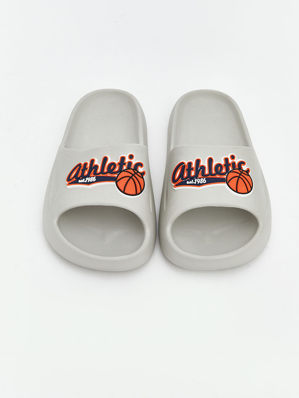 Basketball Print Baby Boy Slippers-2