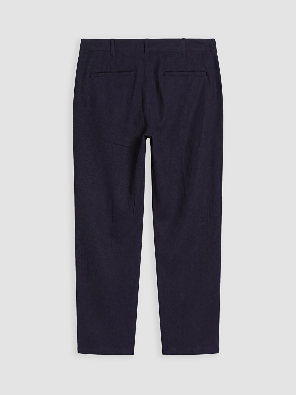 Regular Fit Linen Blend Men's Pleated Trousers-6