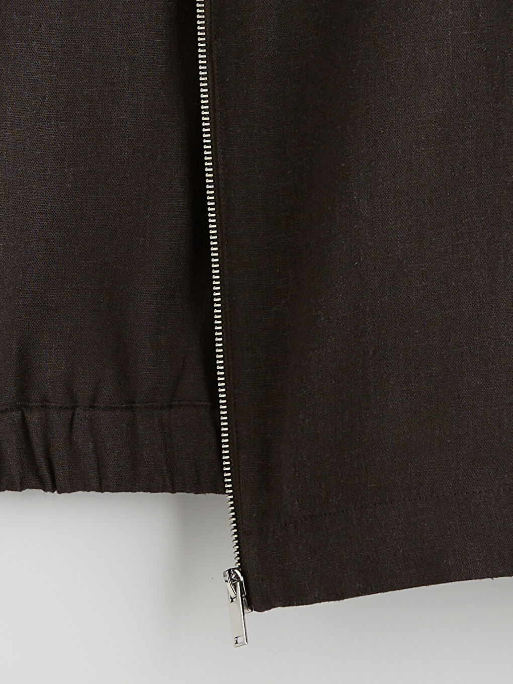 Kahverengi Regular Fit Gömlek Yaka Erkek Mont-7