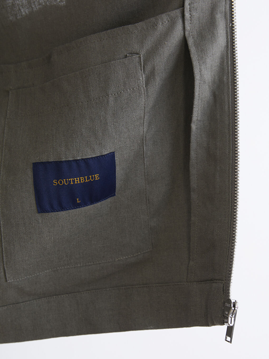 Haki Regular Fit Gömlek Yaka Erkek Mont-3