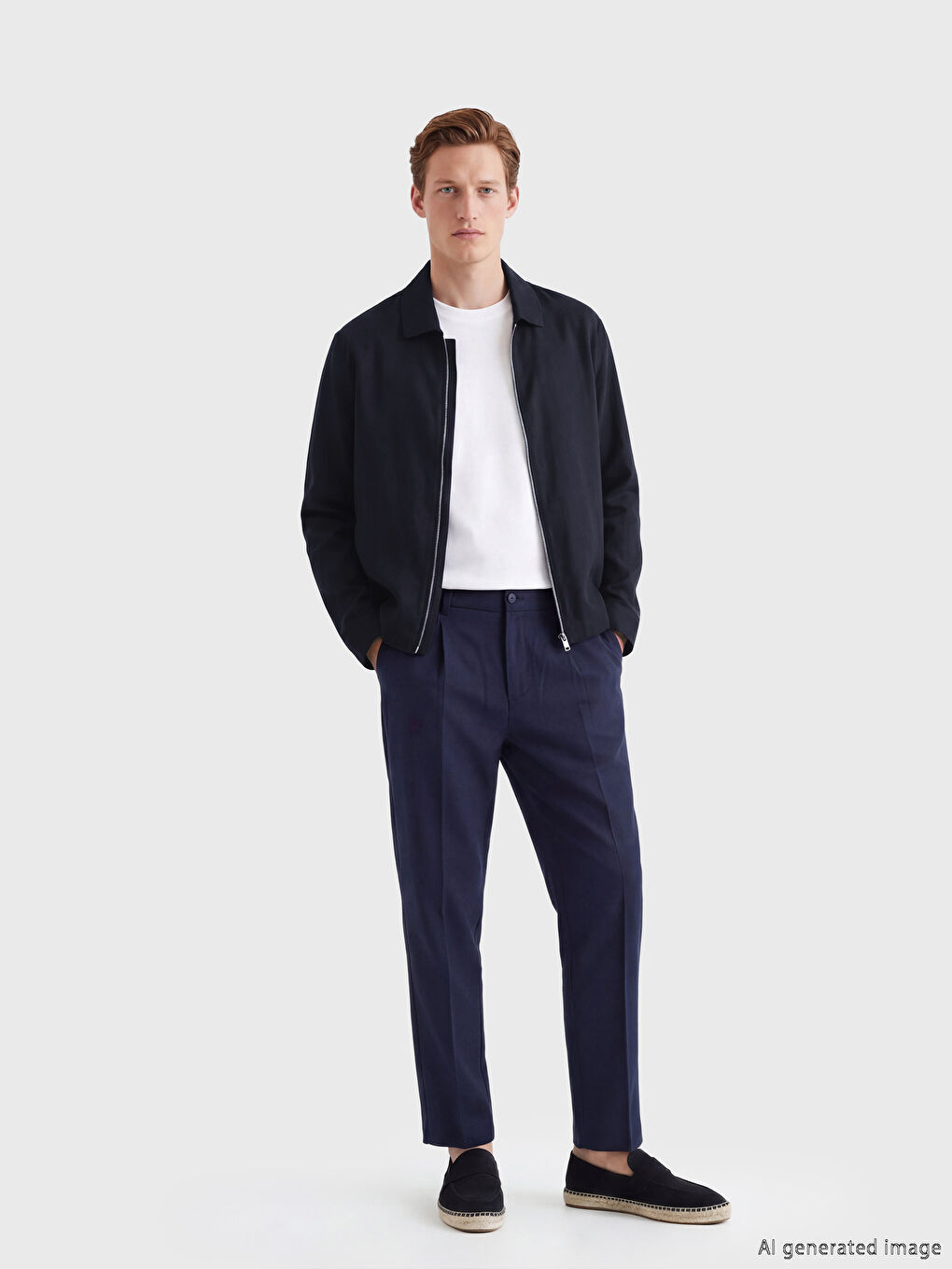 Geacă Bărbați Regular Fit Cu Guler Cămașă-1