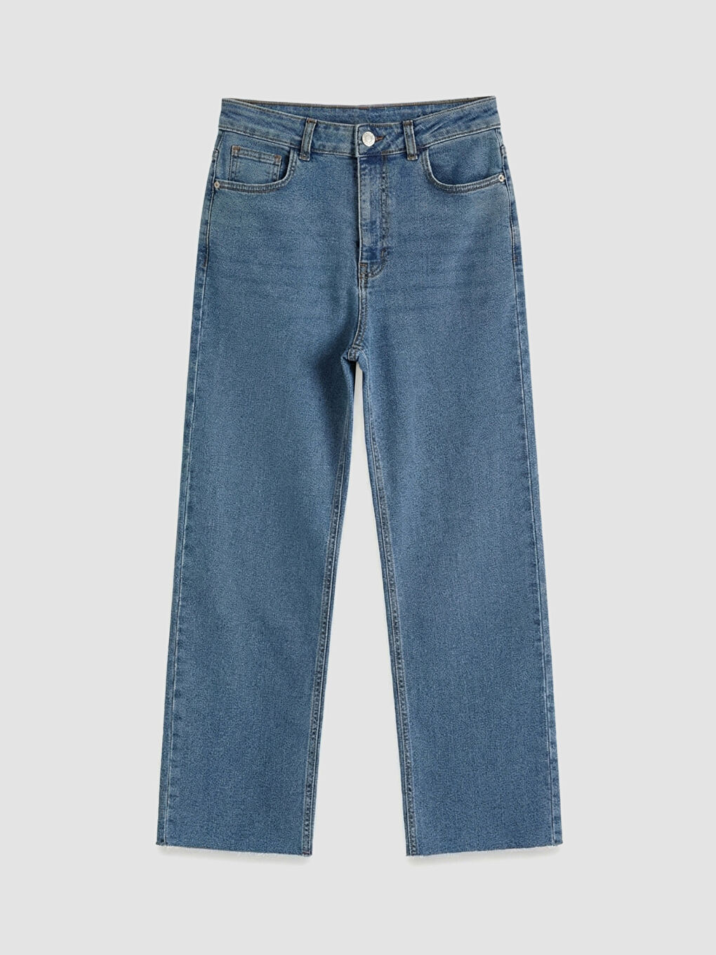 İndigo Straight Fit Kadın Jean Pantolon	-4