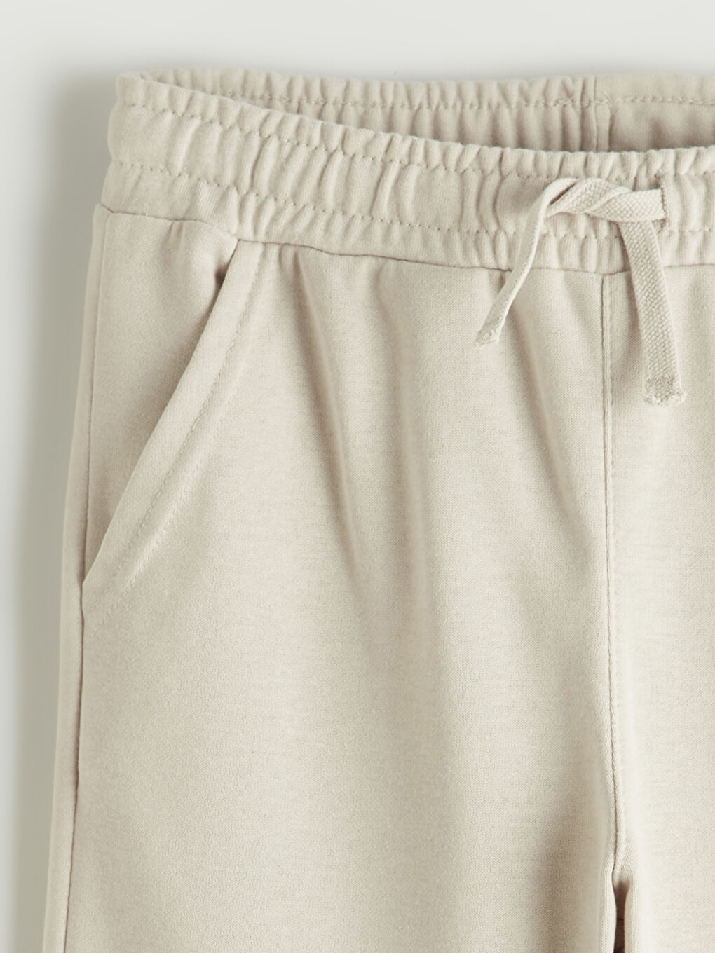 Kahverengi Beli Lastikli Erkek Çocuk Jogger Eşofman Altı 2'li-2