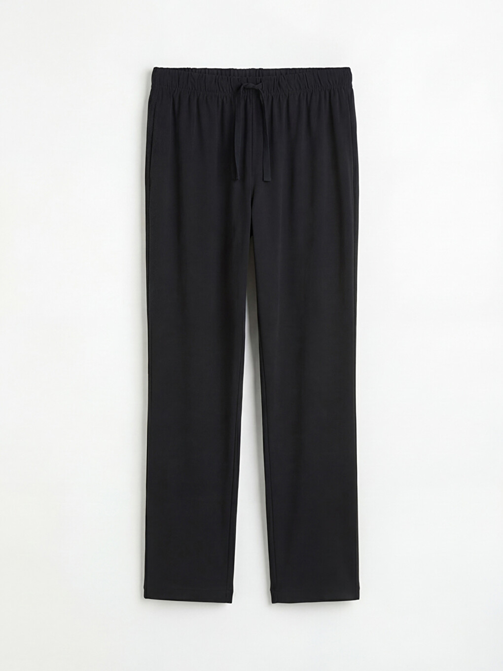 Siyah Regular Fit Erkek Pijama Altı-2