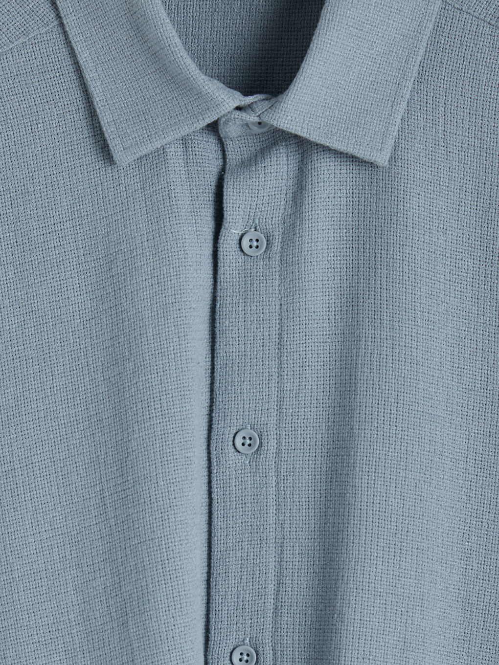 İndigo Regular Fit Erkek Dokulu Gömlek-2