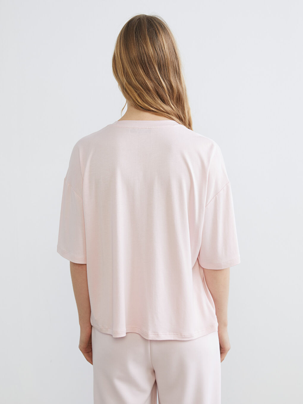 Жена Розово Тениска-3