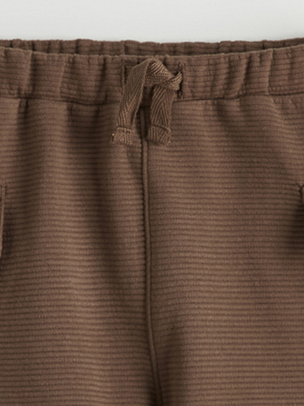 Kahverengi Erkek Bebek Kargo Şort-1