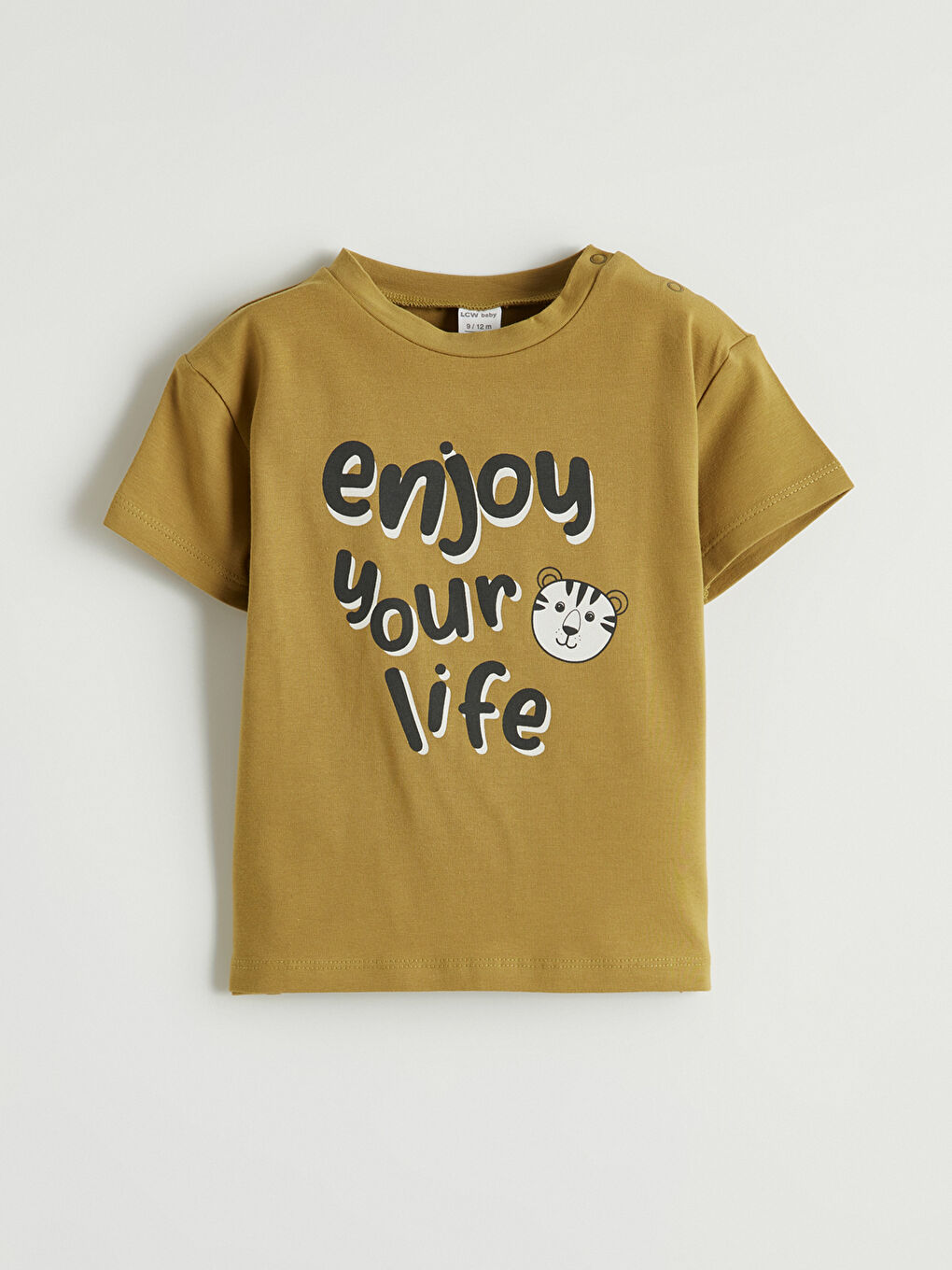 Yeşil Baskılı Erkek Bebek Tişört