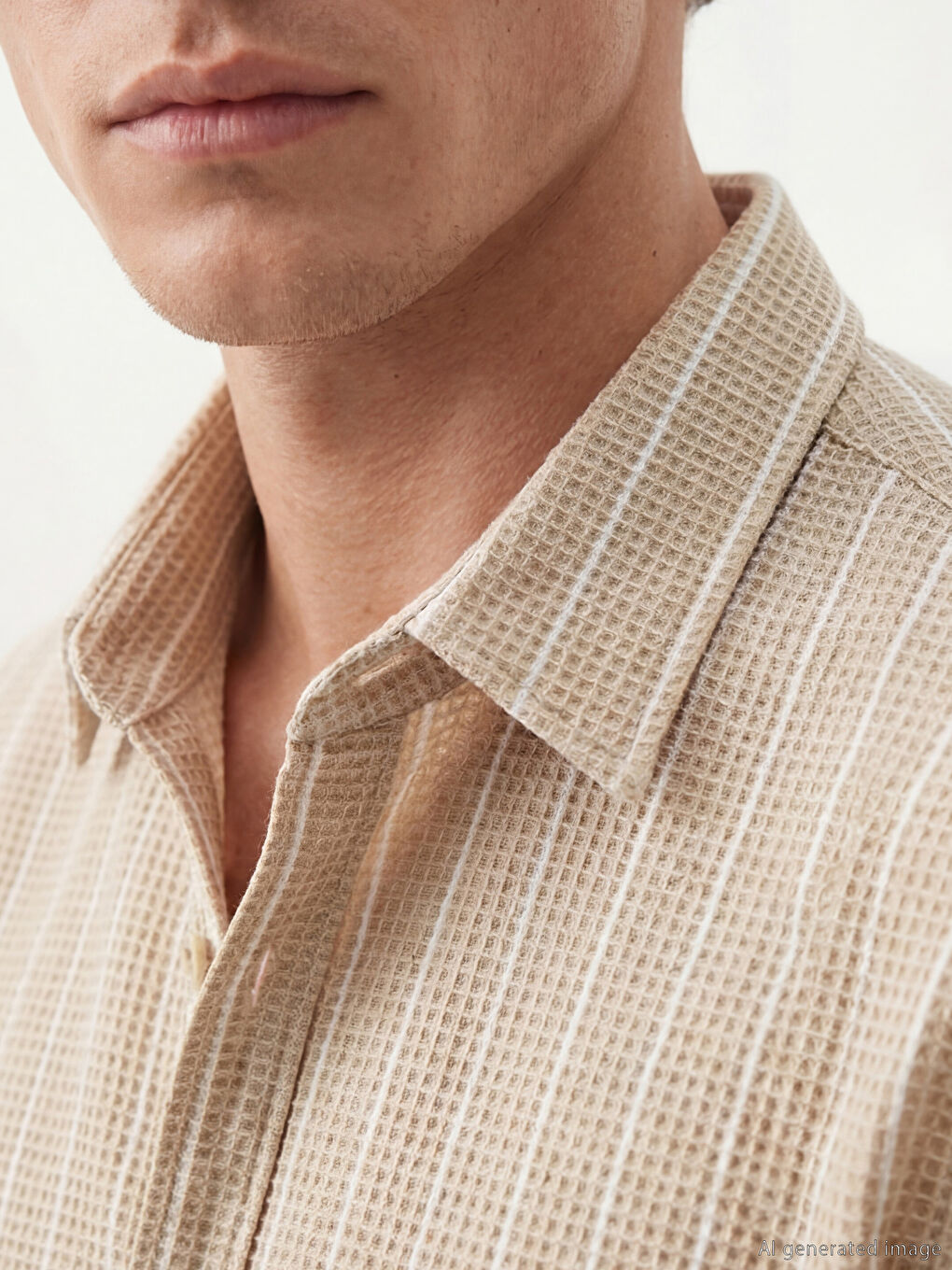 Striped Regular Fit Men's Shirt-2