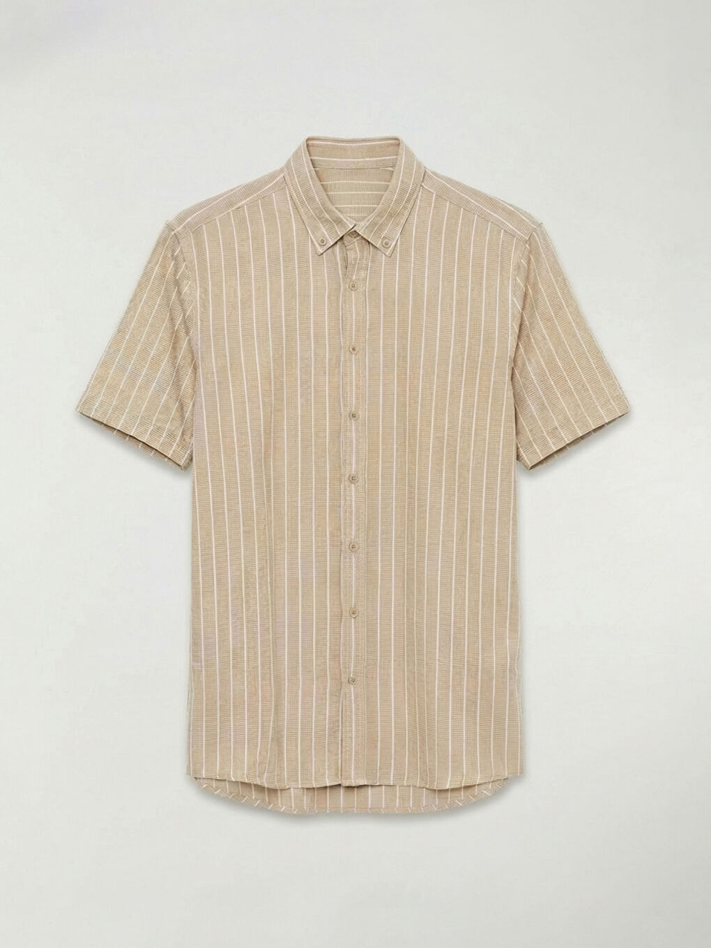 Striped Regular Fit Men's Shirt-4