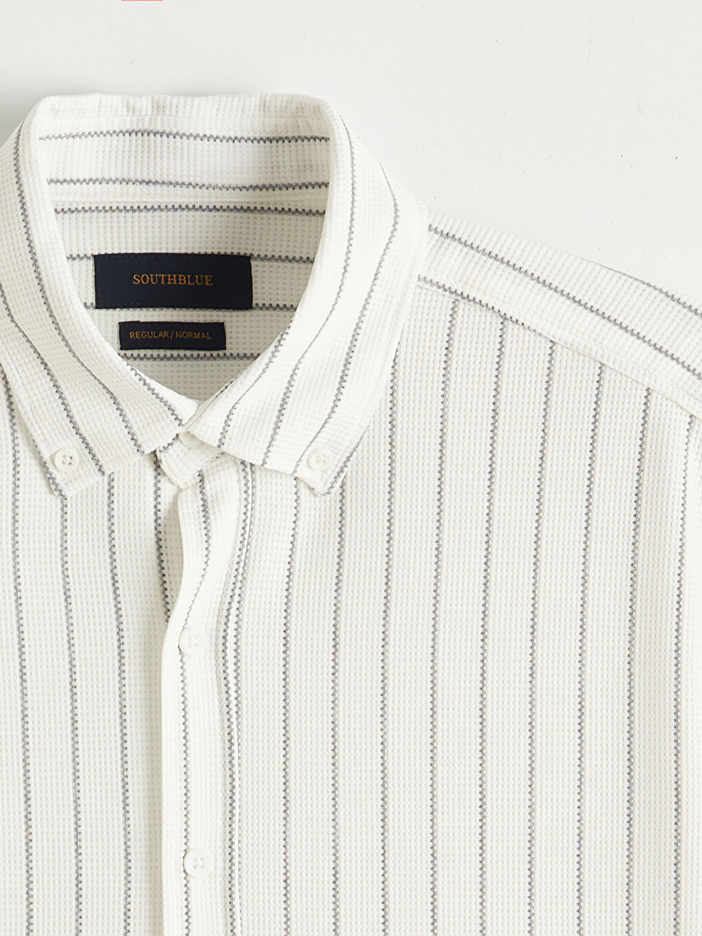 Striped Regular Fit Short Sleeve Men's Shirt-5