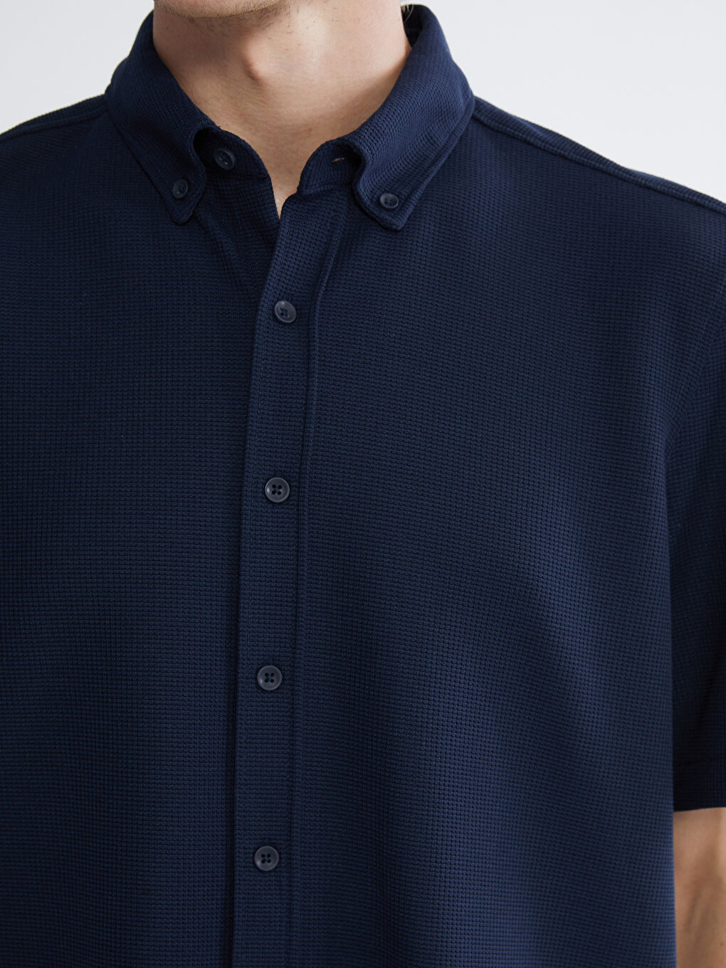 Мужчины Синий Рубашка-2