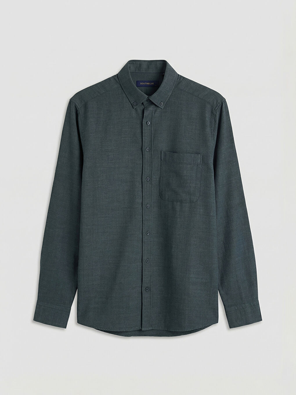 Petrol Regular Fit Erkek Gömlek-4