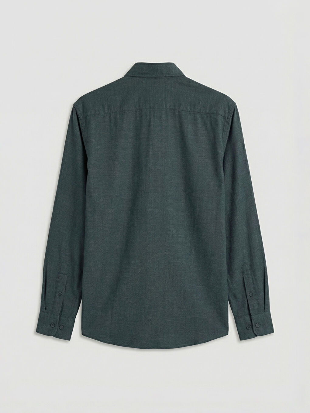 Petrol Regular Fit Erkek Gömlek-5