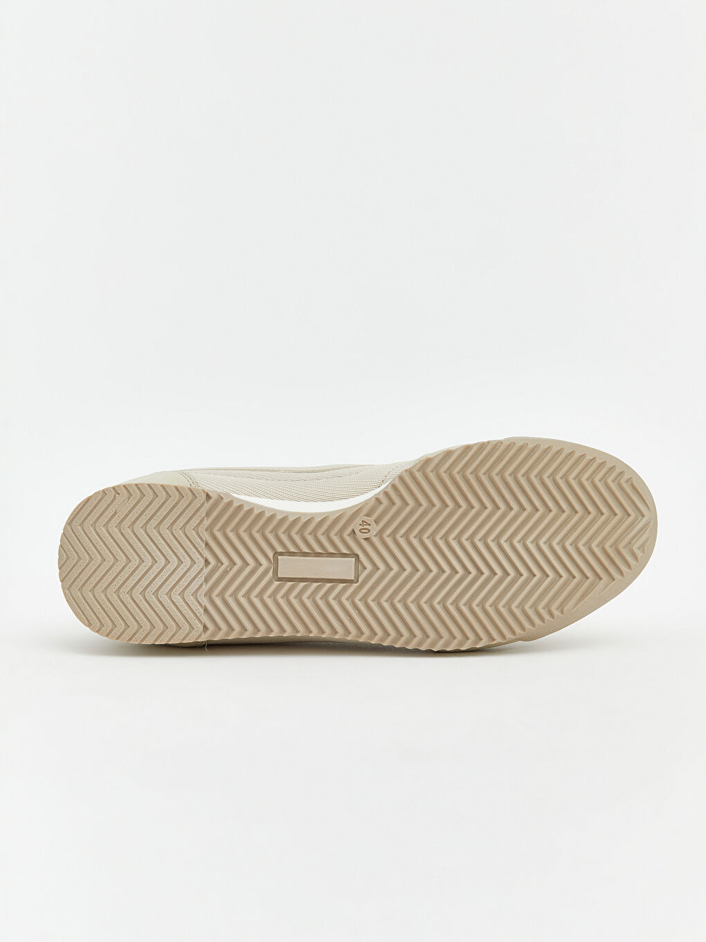 Bej Süet Görünümlü Kadın Sneaker-3