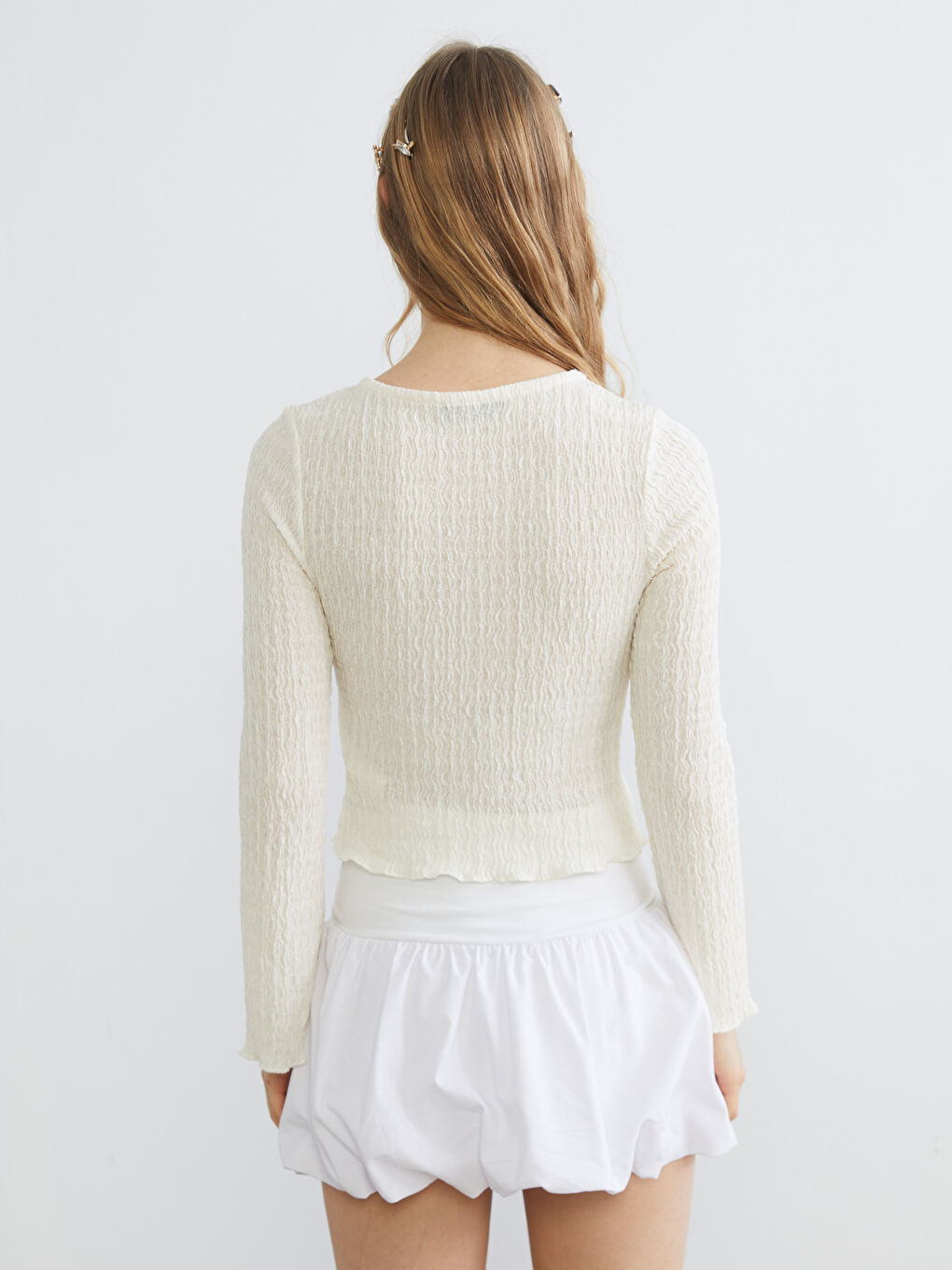 Cardigan ÉCROU Femme-3