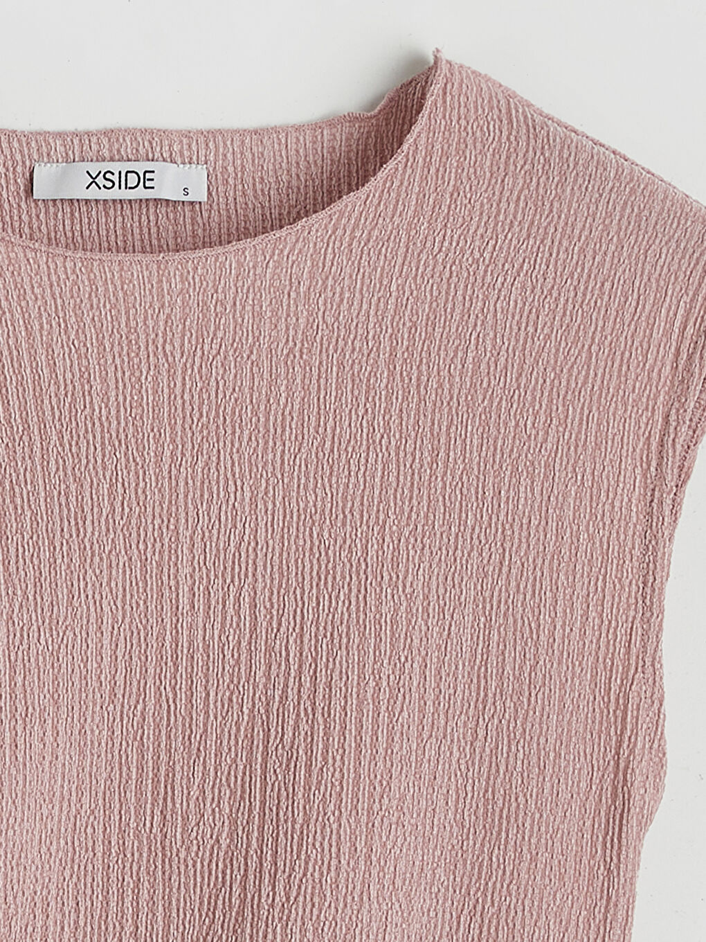 Bisiklet Yaka Büzgülü Bluz-5